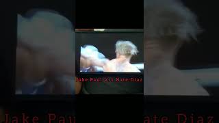 Jake Paul Vrs Nate Diaz. Diaz gets dominated on round 1