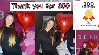 Dear YouTube...... thank you for 200