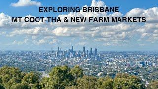 Epic views over Brisbane city and New Farm markets