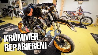 2-TAKT AUSPUFF REPARIEREN!💥