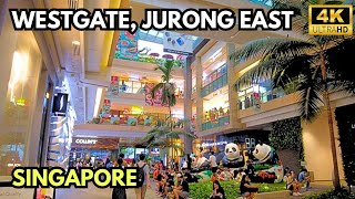 WESTGATE MALL TOUR, Jurong East~ Singapore Walking Tours [4K]