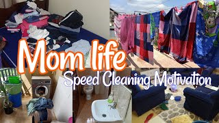 Mom Life|| 2 Days Laundry and Speed Cleaning  Motivation || PetiteMama