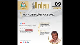 IVA - Alterações OGE 2022.