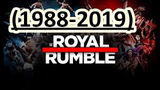 Royal Rumble (1988 - 2019) Winners / Ganadores