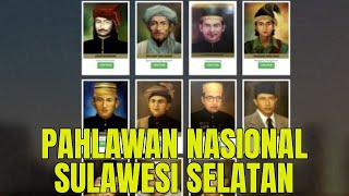 PAHLAWANAN NASIONAL ASAL SULAWESI SELATAN