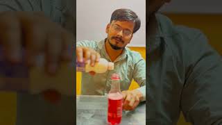 chemicals in cold drinks ????#reaction #experiment  #viralvideo #chemistry #bleach #colddrink