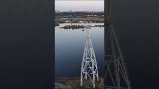 Канатная дорога в Нижнем Новгороде 🚡 #нижегородскаяобласть #туризм #нижнийновгород #россия #волга