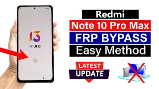 Redmi Note 10 Pro Max : Google Account/ FRP Bypass - (without PC) - 100% WORKING