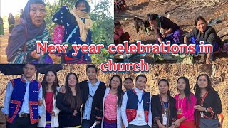 Newyear celebrations 🎉in Church/Sibum village upper siang