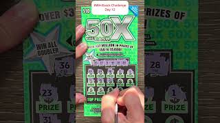 Day 12 of the #winitback challenge, we got a winner today! #lotterytickets #gambling #lottery