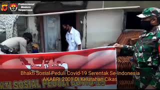 Nikmatnya Berbagi Dengan Sesama, Akabri 2001 Bantu Masyarakat Terdampak Pandemi Covid-19 di Wilayah