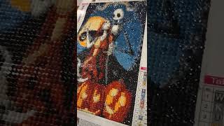 Finished my Jack & Sally #diamondpainting  #jackskellington