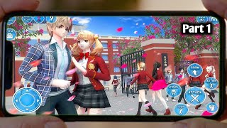 Anime School Girl Dating Sim Android Gameplay| apk | Sakura simulator