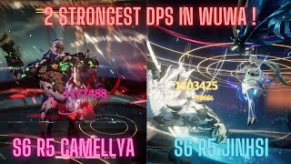 2 STRONGEST DPS IN WUWA! S6 R5 CAMELLYA VS S6 R5 JINHSI!