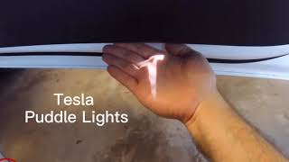 Tesla Puddle Lights Installation