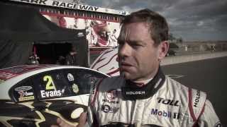 Cadel Evans Holden Racing Team V8 Supercars drive