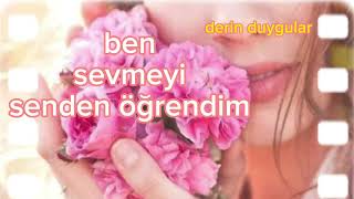 ben sevmeyi senden öğrendim şiir #anlamlısözler #duygusalvideolar