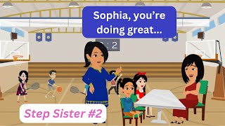 Step Sister #2| Learn English through story | Subtitle | Improve English | Animation story