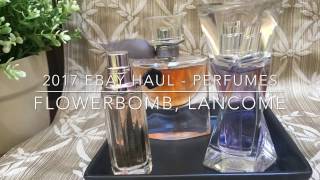 Ebay HAUL Perfumes 2017 - FLOWERBOMB, LA VIE EST BELLE, HYPNOSE