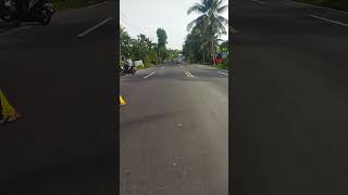 perbaikan jalan di kulon progo,jalan di berlakukan buka tutup  berasa start balapan,😂 😂 #shorts