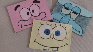 Sünger Bob ve Arkadaşları Nasıl Çizilir . How to draw Sponge Bob and friends