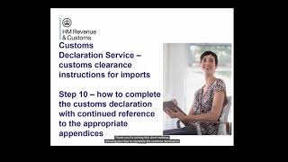 Customs clearance instructions for imports – Step 10 how to complete the customs declaration