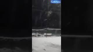 Live visuals of Snowfall from Gurez and Bandipora