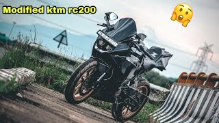 HOW I MODIFIED MY KTM RC200 | PRICE? #tamilmotovlogger #DHR_Squad