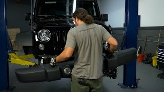 How to Remove Stock Jeep JK Front Bumper - HavocOffroad.com