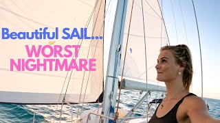 Is SOLO-sailing SAFE?? GIRL sails solo overnight... but [ep 62]