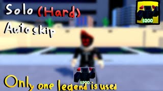 Roblox toilet Tower Defense Ep.58 |  ใช้ตัว ninja cameraman  solo Hard (AutoSkip)