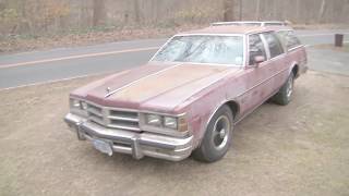 1977 Pontiac Catalina Safari, 400 V8 -Walk around & drive