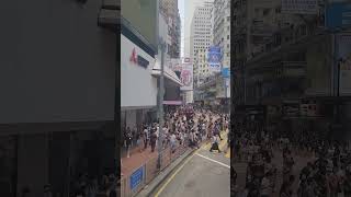 Times square crowd people #crowdedplace #Shorts