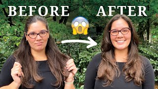 Getting my haircut at a JAPANESE SALON | Long hair and Curtain Bangs