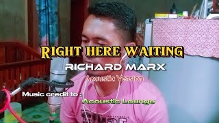 Right here waiting | Richard Marx acoustic version cover by Jaycari