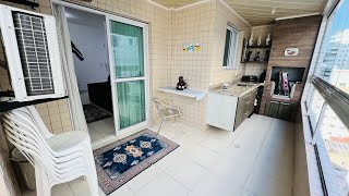 Apartamento semi mobiliado 1 suíte na Guilhermina Praia Grande