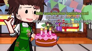 🎀🎂🎊Feliz cumpleaños tomioka-san!!🎀🎂🎊 //MeMe// [🌊] GiyuuTan [🔥☀️] //Atrasado//