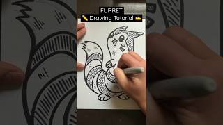 Everyone Can Draw! - FURRET ✍️ Drawing Tutorial 😀✏️ #furret #pokemon #pokemongo