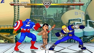 Captain America vs Captain Commando | CAPTAIN BATTLE TO BECOME LEADER !! | EPIC CLASH !