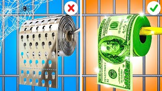 Rich vs Broke in Jail! 😱 FUNNY JAIL STORIES AND HACKS