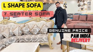 Sofa Sets At Most Genuine Price | L Shape Sofa | 7 Seater Sofa | SHIRF | Furniture In Dehradun