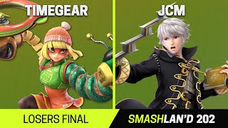 SmashLAN'd 202 Losers Final - TimeGear (Joker, Min Min) vs Jcm (Robin) - SSBU Tournament