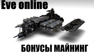 Eve online. БОНУСЫ МАЙНИНГ (Porpoice)