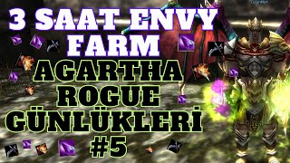 3 SAAT ENVY FARM & ETKİNLİKLER- AGARTHA ROGUE GÜNLÜKLERİ #5 (Knight Online) #knightonline #agartha