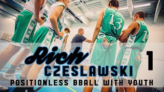 RICH CZESLAWSKI - Training Positionless Basketball With Youth Players - Clinic 2 (Part 1)