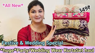 *huge*Amazon Party/Wedding Wear KurtaSet haul | ANARKALI KURTI GOWN KURTA SET SUIT SET |