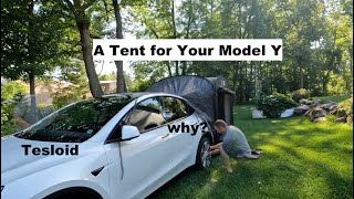 Tesloid Tent - Tesla Model Y Accessories