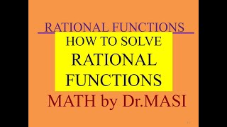 How to Solve Rational Equations?