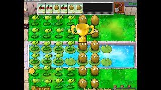 Plants vs  Zombies: Survival Night (Hard)