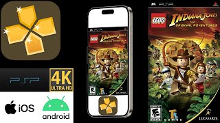 LEGO Indiana Jones - The Original Adventures - PPSSPP GOLD - PSP emulator - 4K iOS Android iPhone